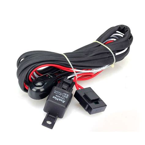universal wiring relay harness switch for 36w 72w led 